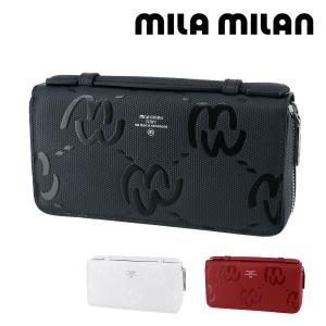 最大P+16% ミラ・ミラン バッグ 財布 クラッチバッグ スマートセルバッグ 長財布 ラウンドファスナー mila milan ミオ 255212 メンズ レディース｜newbag-w