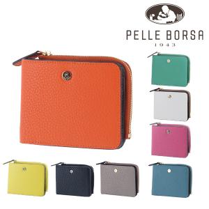 最大P+16% ペレボルサ 二つ折財布 ミニ財布 財布 レディース 本革 204722 PELLE BORSA マーノグッズ ミニ メンズ レディース