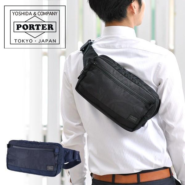 ポーター PORTER ウエストバッグ ファニーパックL ボディバッグ L DARK FOREST ...