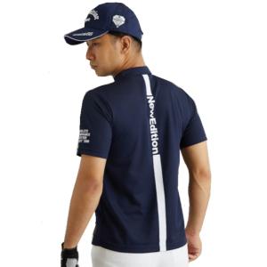 ゴルフウェア メンズ 半袖 モックネック シャ...の詳細画像2