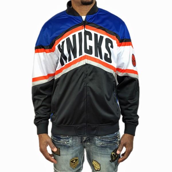 ニックス ジャージートップス ZIPWAY ジップウェイ NBA KNICKS 白 オレンジ 黒 バ...