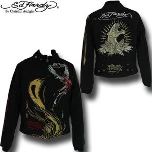 LDS−９５●一万円以上送料無料●ED HARDY　ライダースジャケットエドハーディー｜neweditionhiphop