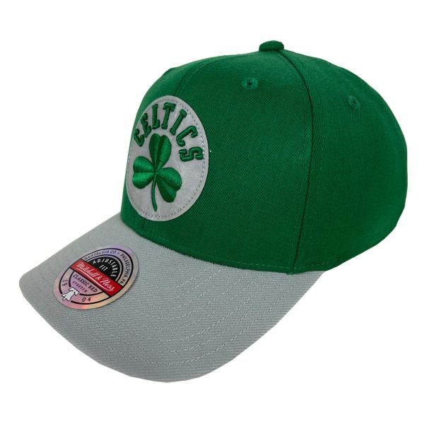 Mitchell&amp;Ness CELTICS Classic RED STRETCH フレックス スナ...