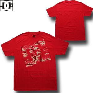 TS-６３８●一万円以上送料無料●DC SHOE　Tシャツ　（カモ柄/レッド）｜neweditionhiphop