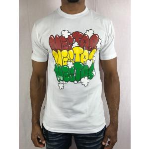 NESTA BRAND Tシャツ ラスタカラー ロゴ 半袖 男女兼用 春夏 メンズ ストリート ネスタ●ts89　｜neweditionhiphop