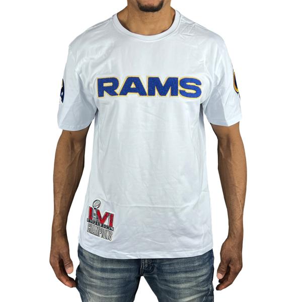 ProStandard ロサンゼルス ラムズ Tシャツ 白 ホワイト 青 ブルー プロスタンダード ...