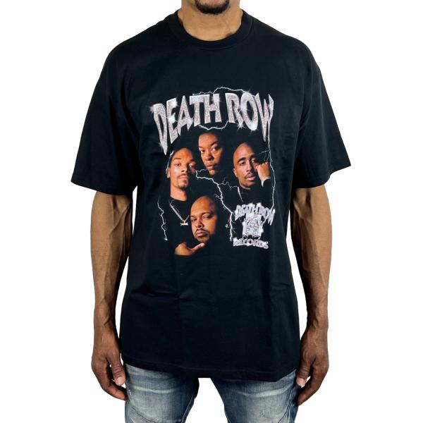 Bogus Goods Tシャツ Death Row デスロウレコード 半袖 黒 ブラック ボーガス...