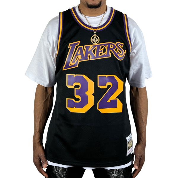 Mitchell&amp;Ness ミッチェルアンドネス レイカーズ タンクトップ マジック ジョンソン 3...
