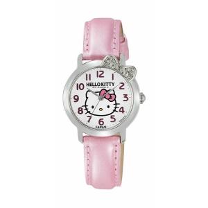 メール便送料無料 正規品 CITIZEN シチズン Hello Kitty ハローキティ MADE IN JAPAN モデル 0001N001 ホワイト×ピンク 腕時計 【レビューを書いて3年保証】｜newest