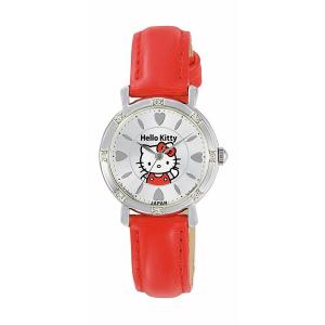 メール便送料無料 正規品 CITIZEN シチズン Hello Kitty ハローキティ MADE IN JAPAN モデル 0003N003 シルバー×レッド 腕時計 【レビューを書いて3年保証】｜newest