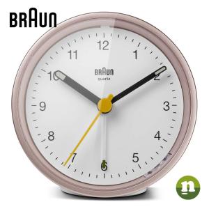 【日本未発売モデル】BRAUN ブラウン 置時計 Alarm Clock アラームクロック BC12PW BC12 ホワイト×ピンク 新築祝い 開業祝い 入学祝い 送料無料｜newest