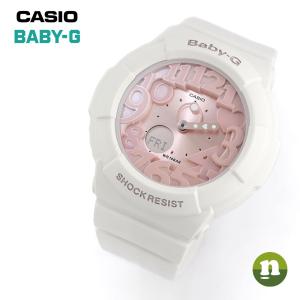 CASIO カシオ Baby-G ベビーG Shell Pink Colors シェルピンクカラーズ BGA-131-7B2 ピンク×ホワイト 海外モデル 腕時計 送料無料｜newest