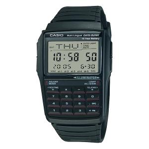 【カシオ純正箱付き】CASIO カシオ 腕時計 DATA BANK データバンク DBC-32-1A 電卓＆テレメモ多機能 ラバー 海外モデル 送料無料｜newest