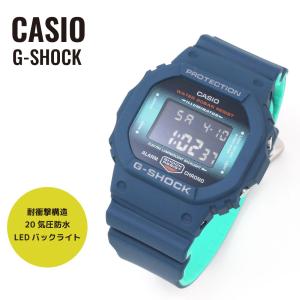 CASIO カシオ G-SHOCK G-ショック DW-5600CC-2 ブラック×ネイビー メンズ 腕時計｜newest