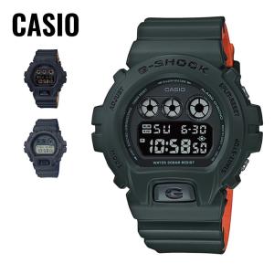 CASIO カシオ G-SHOCK Gショック DW-6900LU-3 カーキ×オレンジ 腕時計 送料無料｜newest