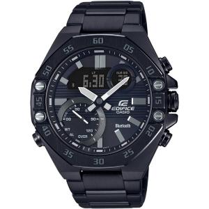 2020年3月新作 CASIO カシオ EDIFICE エディフィス ECB-10DC-1A ブラック 腕時計 メンズ 男性 誕生日プレゼント お祝い ギフト 父の日 敬老の日｜newest