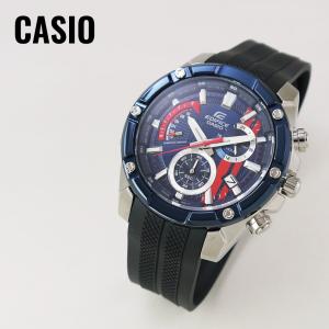 CASIO カシオ EDIFICE エディフィス Scuderia Toro Rosso スクーデリア・トロ・ロッソ EFR-559TRP-2A ネイビー×ブラック 腕時計 メンズ｜newest