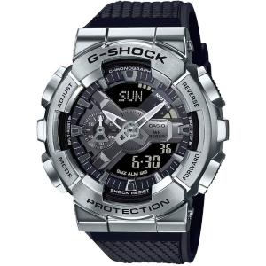 CASIO カシオ G-SHOCK Gショック シルバー アナデジ メタルカバード 腕時計 メンズ｜newest