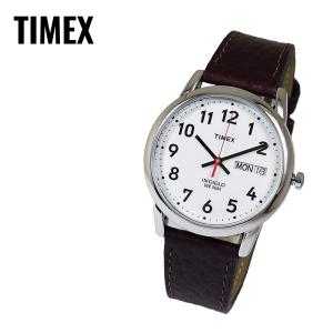 TIMEX タイメックス EASY READER イージーリーダー T20041 ホワイト×ブラウン 腕時計 送料無料｜newest