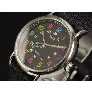 TIMEX タイメックス WEEKENDER ウィークエンダー フルサイズ T2N855 ブラック×マルチ 腕時計 レビューを書いて送料無料