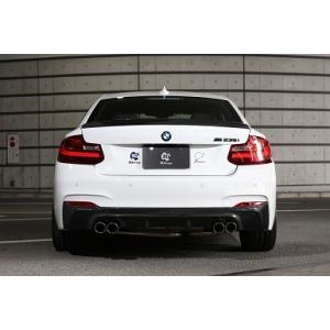 3D Design BMW マフラー φ80x4テール 品番：4101-22212 2シリーズ F22 M235i/N55B30A