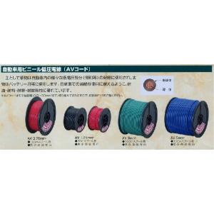 自動車用低圧電線（AV線）【AV 3.0sq/100m（赤）】未使用 AV 3．0sq 自動車用低圧電線 100mリール巻 田中電線 AV3.0