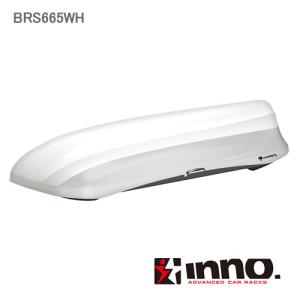 カーメイト INNO ルーフボックス WEDGE 665 BRS665WH ホワイト※沖縄/離島/一部地域別途大型送料/日時指定不可