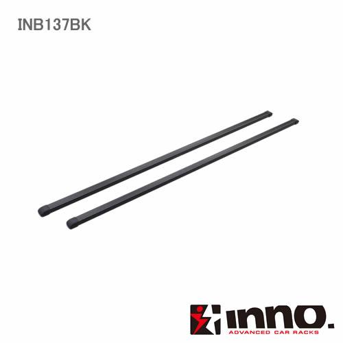 カーメイト INNO スクエアバー（2本入り） INB137BK 137CM BK