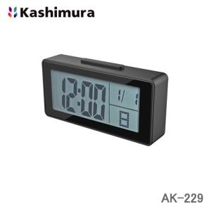 カシムラ 車載用コンパクトクロック2 電池式 CR2032 バックライト付き