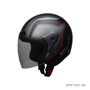 ジェットヘルメット / スピードピット BRAVE-7 インナーバイザー付き