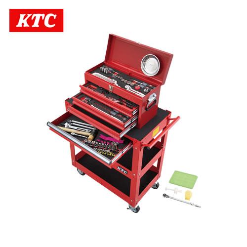 KTC 2026SKセール限定品 エキスパートセット[98点]（3段3引出し・3段1引出し）レッド　...