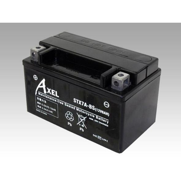 G&amp;YU ジーアンドユー バイク用AXELバッテリー STX7A-BS