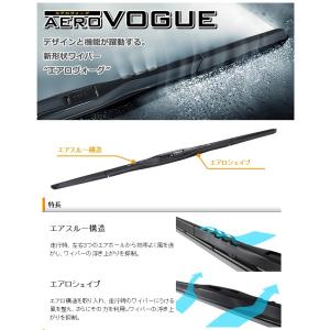 PIAA（ピア） AEROVOGUE エアロヴォーグワイパー 超強力シリコートゴム 300mm 呼番1