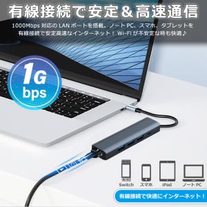 USB C ハブ 5in1 Type-C Hu...の詳細画像4