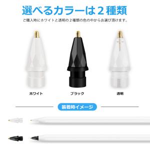 Apple Pencil 第2世代 金属 ペン先 チップ アップルペンシル Appleペンシル キャップ 交換用 替え芯 iPad 第1世代 第二世代 スタイラスペン 耐摩耗 itpentip-n｜newidea