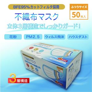 医療用 不織布 マスク 50枚 PFE99％ 日本で試験報告書あり 通気性いい ウィルス対策