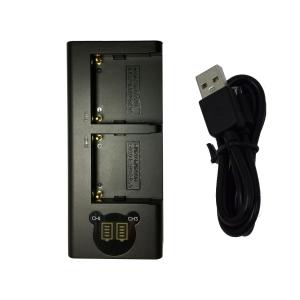 NP-FM50 NP-FM500H 等用 BC-VM10 [ デュアル  ]  USB Type C 急速 互換充電器 バッテリーチャージャー SONY ソニー