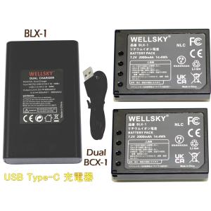 NinoLite 2点セット BLX-1 対応バッテリー + USB型 デュアル