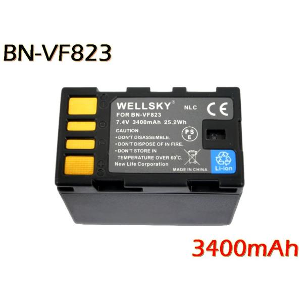 BN-VF823 互換バッテリー  [ 純正 充電器 バッテリーチャージャー で充電可能 残量表示可...