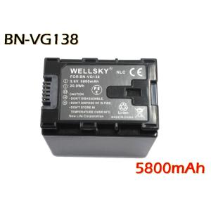 BN-VG138 BN-VG129 互換バッテリー [ 純正充電器で充電可能 残量表示可能 ] Jvc Victor ビクター