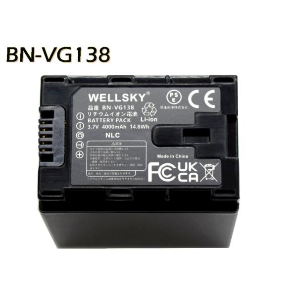 BN-VG138 BN-VG129 互換バッテリー [ 純正充電器で充電可能 残量表示可能 ] Jv...