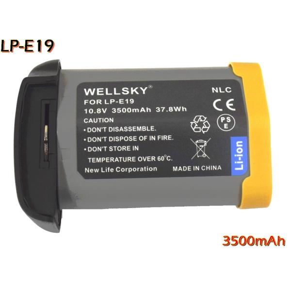 LP-E19 LP-E4 LP-E4N 互換バッテリー  3500mAh [ 純正 充電器 バッテリ...