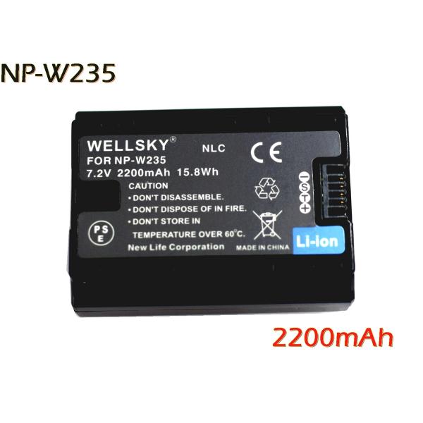 NP-W235 互換バッテリー 2200mAh [ 充電可能 残量表示可能 純正品と同じよう使用可能...