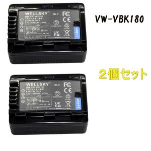 Panasonic パナソニック VW-VBK180-K 互換バッテリー VW-VBK180 HC