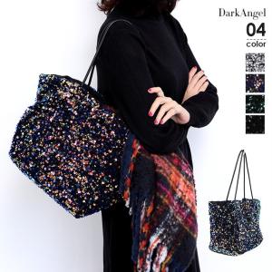 2wayスパンコールトートバッグ 送料無料 冬 新作 トートバッグ レディース 大きめ ファスナー付き a4 持ち手 長め ショルダー 可愛い