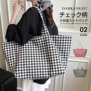 バッグ トートバッグ レディース チェック柄 大...の商品画像