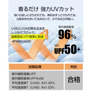 uvカットパーカー パーカー フルフェイス 冷...の詳細画像2