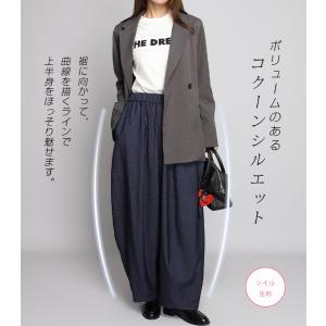 ワイドパンツ パンツ レディース パンツレディ...の詳細画像1