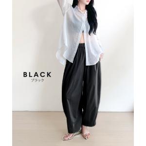 ワイドパンツ パンツ レディース パンツレディ...の詳細画像3
