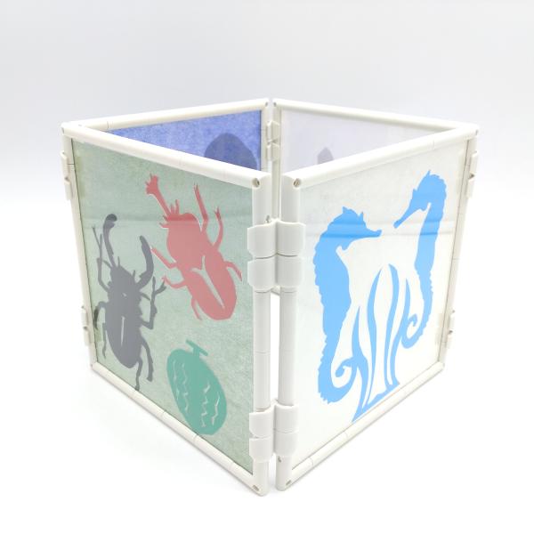 自由研究  切り絵ランタン キャンドルライト別売り工作キット 手作り 夏休み 宿題 こども 小学生 ...